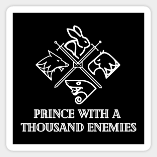 Prince with a thousand enemies (watership down) Sticker